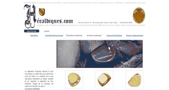 Desktop Screenshot of heraldiques.com
