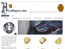 Tablet Screenshot of heraldiques.com